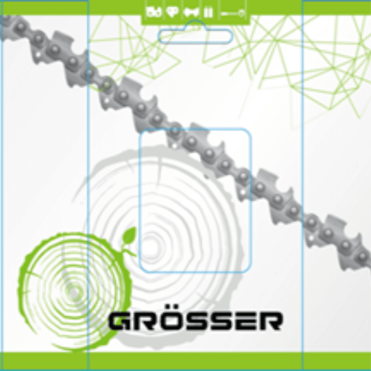 Ланцюг пильний Grosser 18" 0,325 72T RS