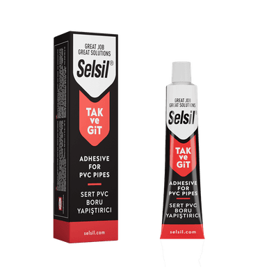 Клей для ПВХ труб SELSIL 1-компонентний, тюбик 50 г [48]