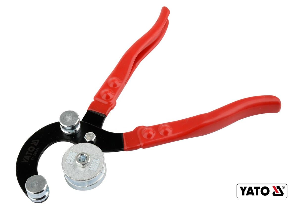 Згинач металевих прутів YATO : Ø4.75-10 мм, під кут ≤ 90°, l= 255 мм [6/24]