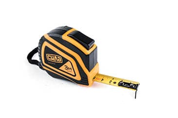 Рулетка обгумована з автостопом 3м*16мм СИЛА