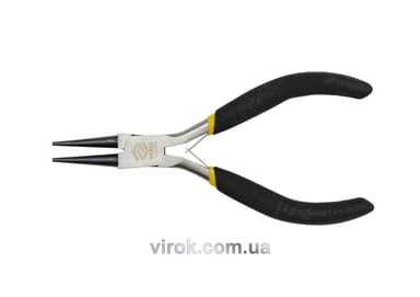 Щипці - круглогубці міні VOREL : прямі, L= 125 мм, з ізольованими ручками [12/120]