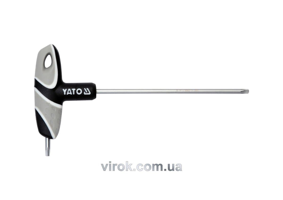 Ключ "TORX" YATO : "T"- образний, Т20, двосторонній, L= 130 мм [12/240]