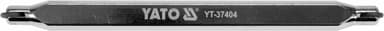Різець до плитки і скла 2-сторонній YATO: L= 120 мм з тримачем, хромований [6/240]