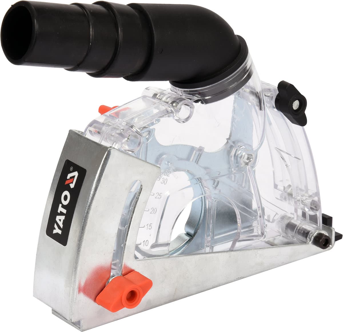 Кожух пилозахисний до КШМ для різання YATO: на диск Ø115/125 мм, глиб. різу- 32мм, зона дії- 28-36мм