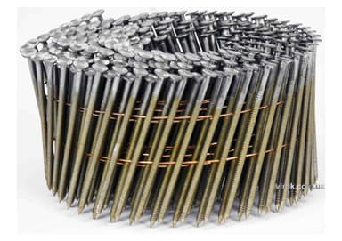 Цвяхи барабанні до пневматичного пістолета VOREL: L=64мм, Ø=2.5 мм, 3600 шт. (YT-09213,YT-09214) [1]