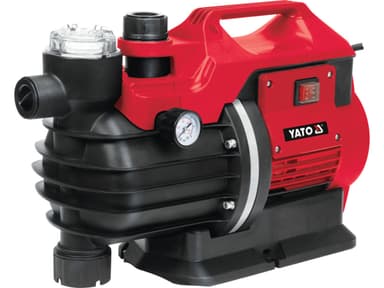 Насос для води мережевий YATO 850Вт, 3600 л/год, Ø= 1", глиб.- 8м, вис.- 38м [1]