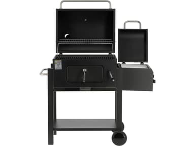 Барбекю вугільний з коптильнею LUND, решітка- 54,5x23,5 см, розмір - 112x62x121 см [1]