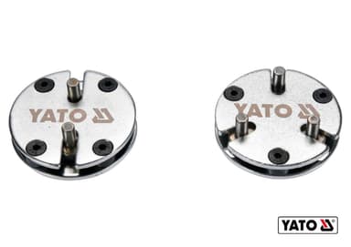 Адаптери з 2 і 3 штирями для втискання гальмівних поршнів YATO : кпл., 2 шт [10/50]