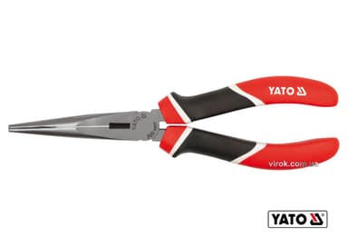 Щипці видовжені плоскі YATO : CrV, L= 200 мм [6/60]