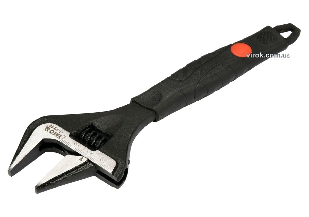 Ключ розвідний YATO : L= 200 мм. з розводом губ- 38 мм. Сr-V [6/36]