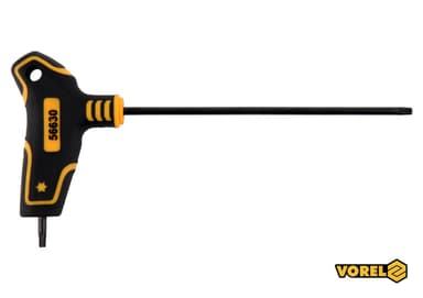 Ключ TORX VOREL : тип "Т", Т10 x 100 x 69 мм, Cr-V 6150 [24/240]