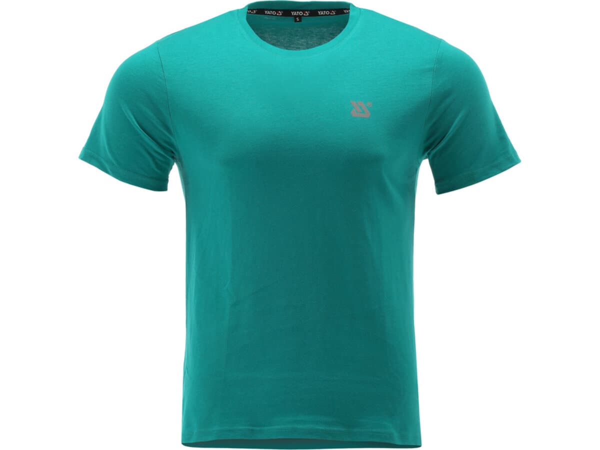 Футболка серії BASIC зелена YATO, розм. 2XL/ вис- 78 см х 61 см, 100%- бавовна [40]