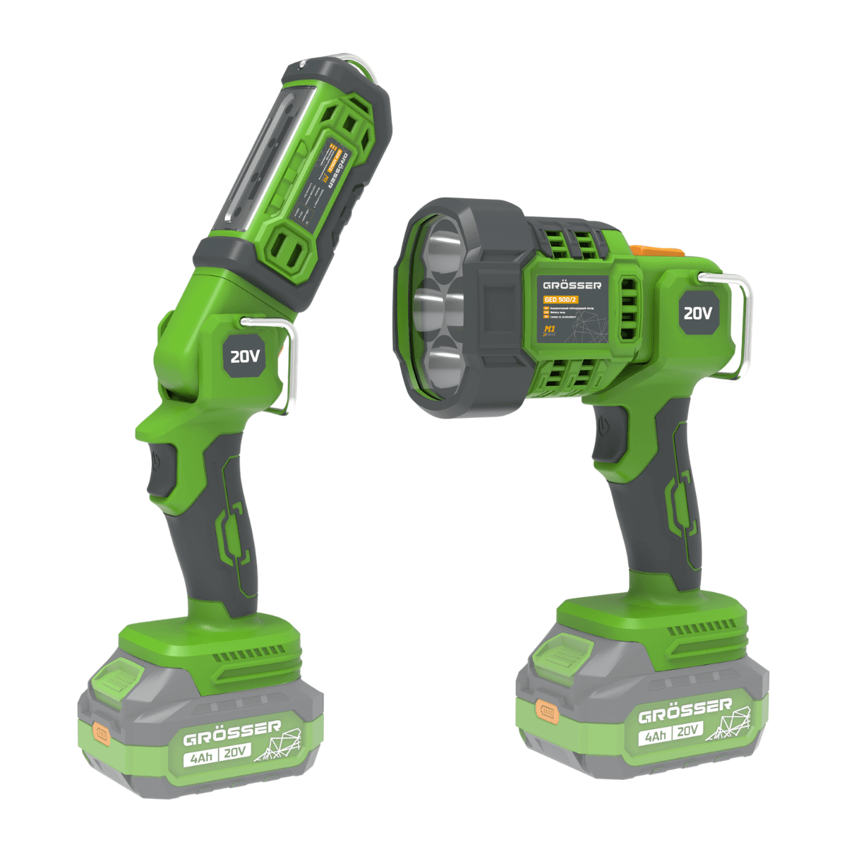 Акумуляторний світлодіодний ліхтар Grosser GED 500/2