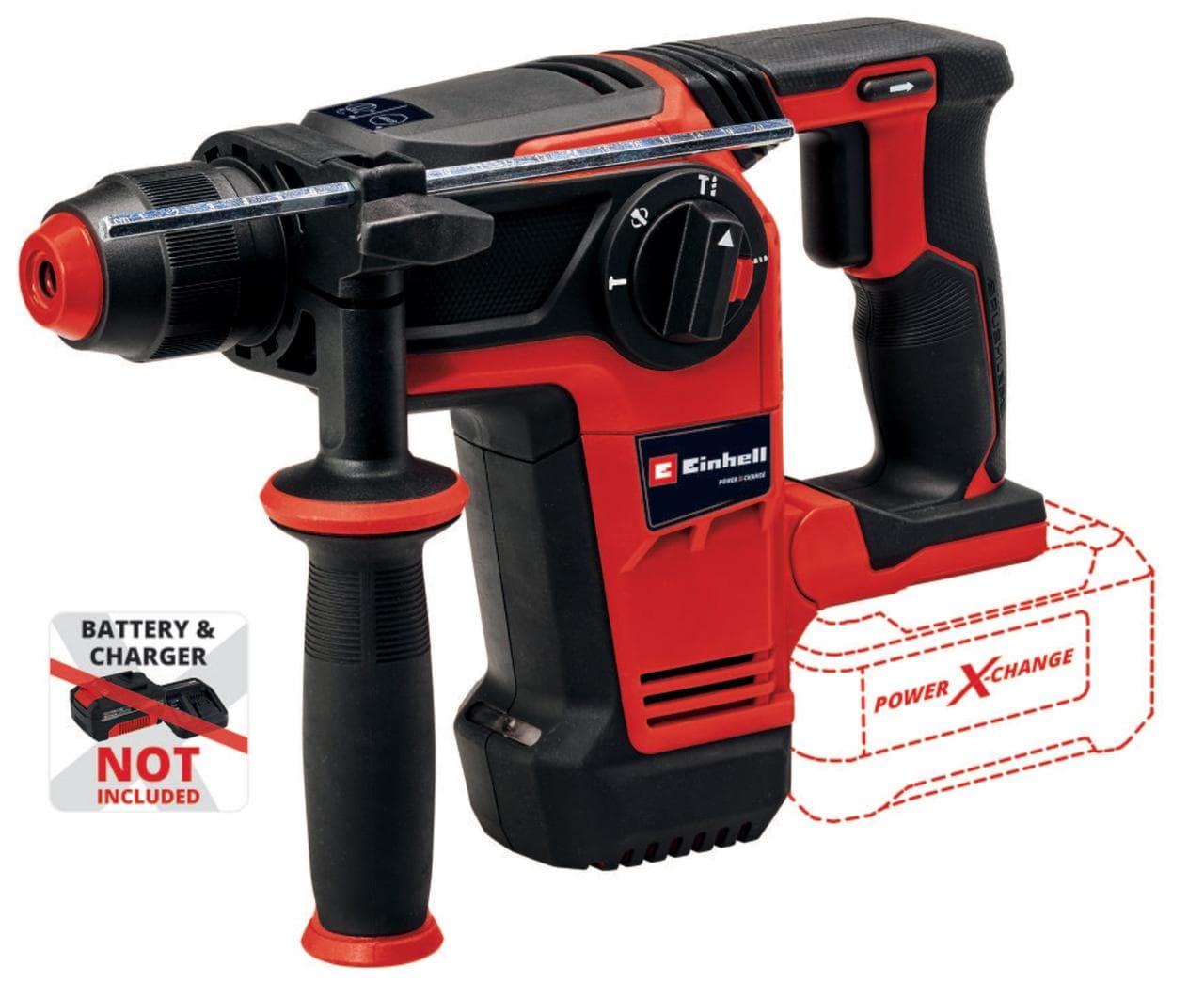 Перфоратор акумуляторний Einhell TP-HD 18/26 Li BL - Solo (4514265)