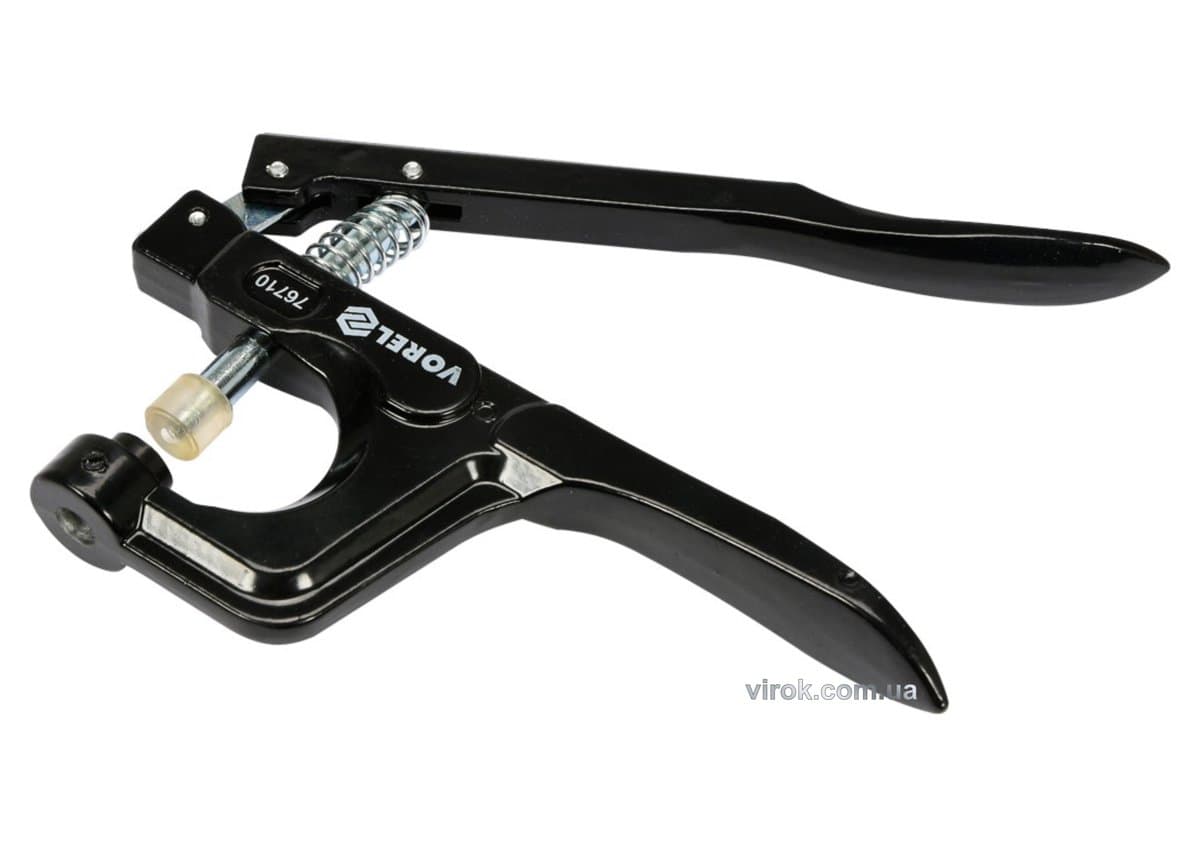 Кліщі для монтажу пластикових кнопок Ø= 10, 12, 14 мм VOREL; l= 150 мм(DW)