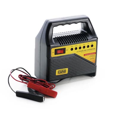 СИЛА Пристрій зарядний 4А 6/12В (світлодіодний індикатор)