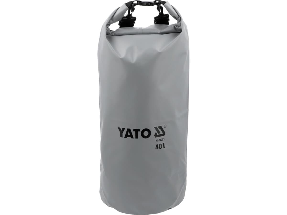 Сумка-рюкзак водонепроникна (IPX6) YATO з 2 плечовими пасами, 40 л, 28х 73 см,матеріал ПВХ 500 D