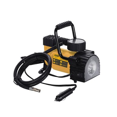 СИЛА Компресор автомобільний однопоршневий МАКСІ З ЛІХТАРЕМ 35 л / хв 7 Атм (Прикурювач)