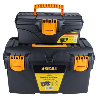 SIGMA Набір ящиків для інструменту 2в1 320×165×136мм, 432×250×238 мм