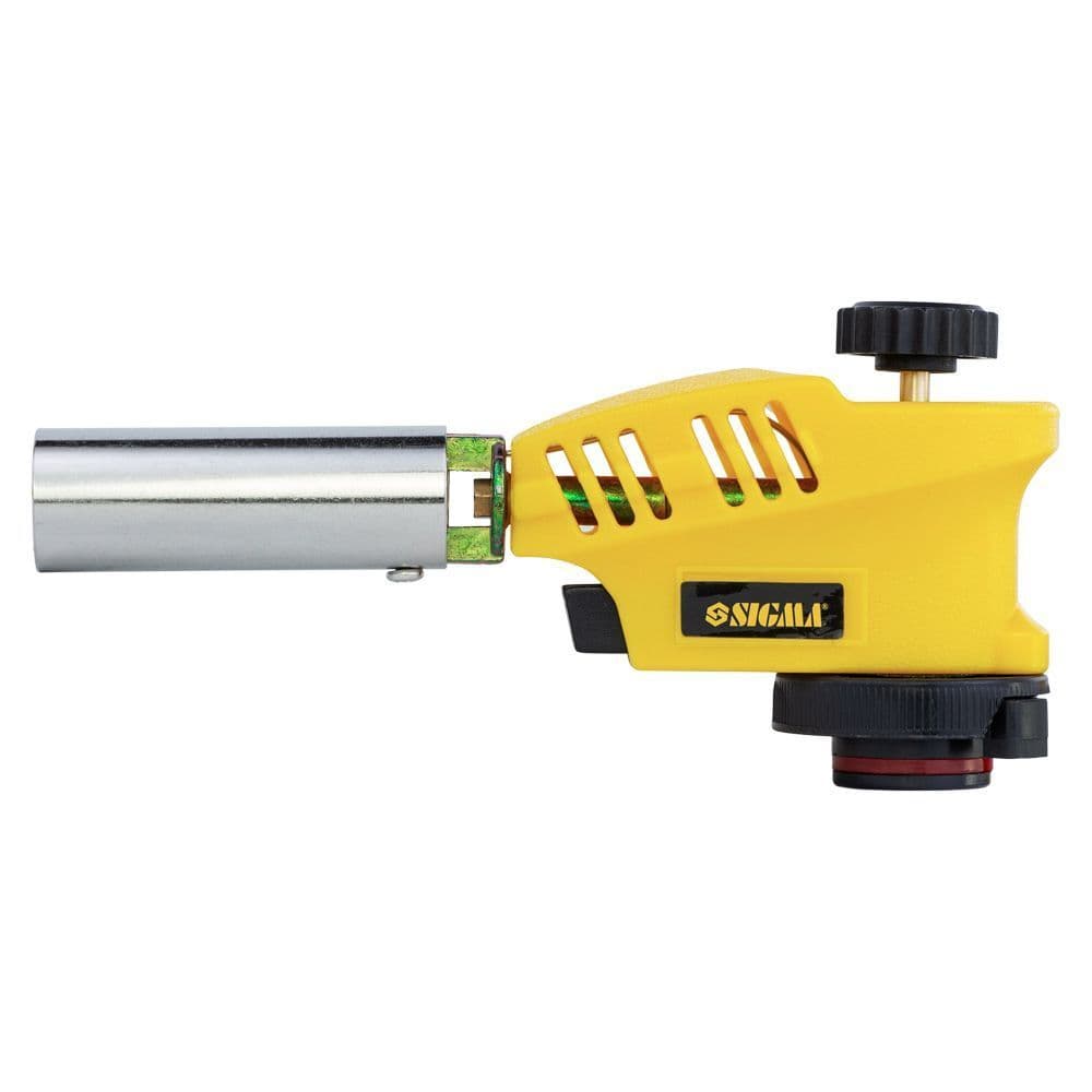 SIGMA Пальник газовий з керам.соплом, пєзопідпалом і регул.пол.зверху (20мм, довж-153мм, 1300С)