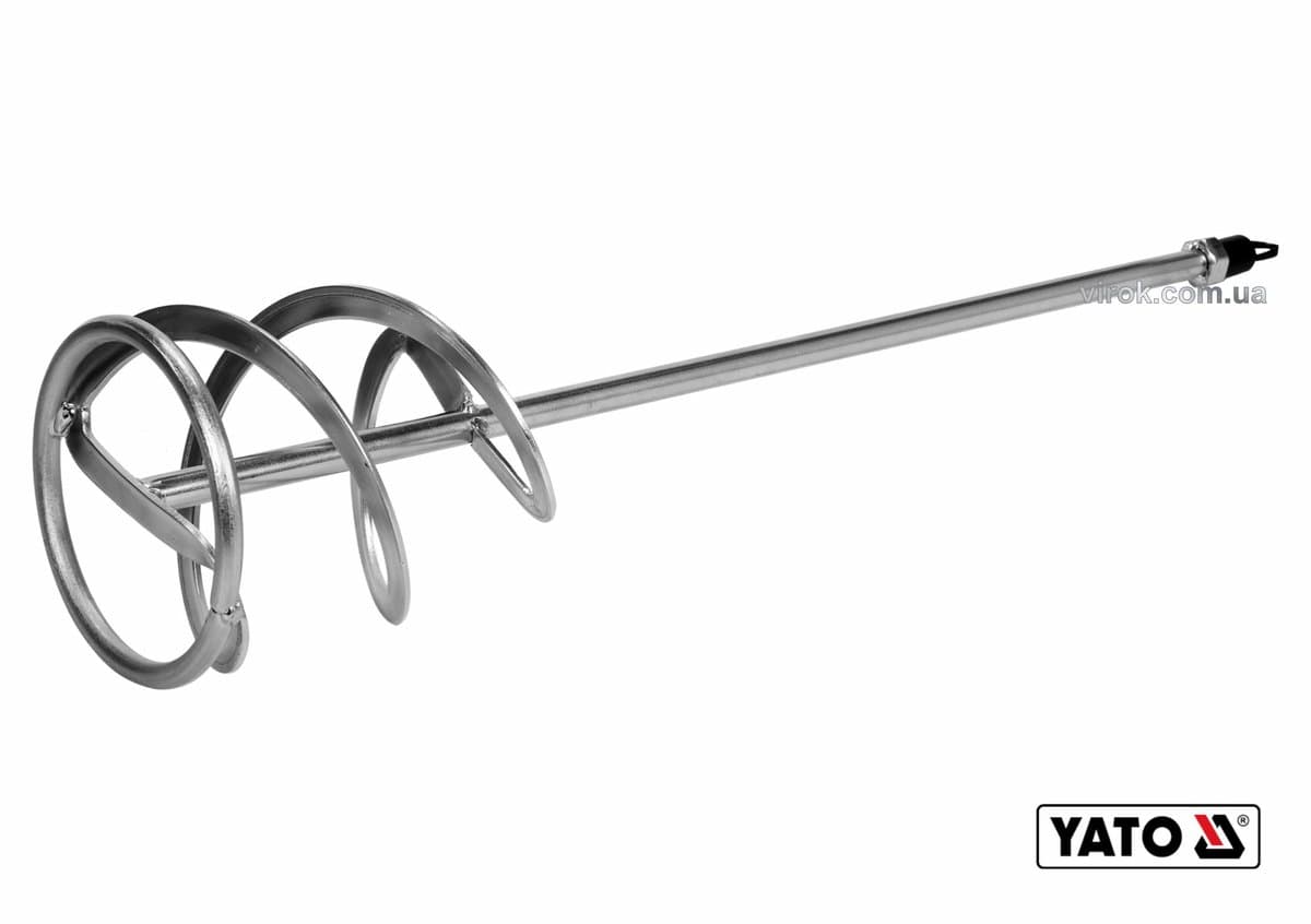 Міксер для буд. сумішей оцинкований YATO: Ø135 x 600 мм, M14, max 20-30 кг [10]