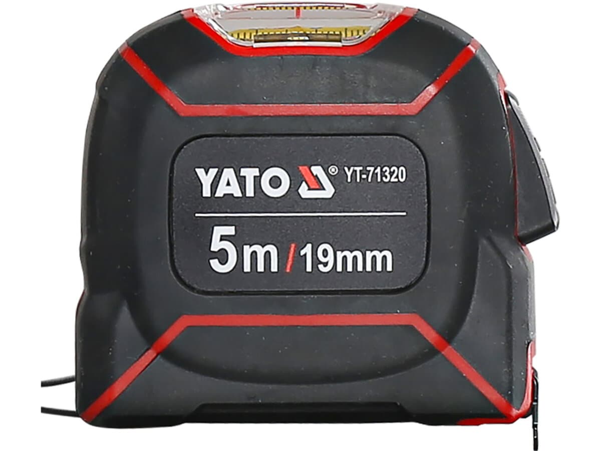 Рулетка вимірювальна зі зчитувальним вічком YATO L= 5 м x 19 мм,
