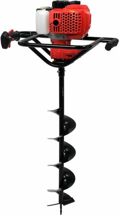 Бензобур YATO; 1,4 кВт, зі шнеком Ø≤ 200 мм, 320 об/хв, 3 шнека і подовжувач [1/6]