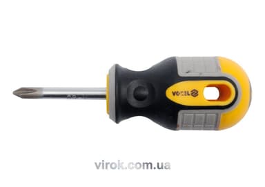 Викрутка хрестова VOREL : "Philips" PH1 х 38 мм. Cr-V [12/60/240]