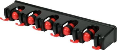 Вішалка для присадибного інвентара YATO, 6 гаків і 5 комірок з діапаз.- 18х 32 мм [40]