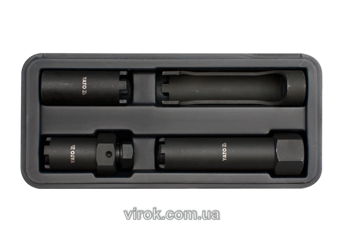 Ключі шипові для форсунок YATO, з квадр. 1/2", Набір 4 шт. [8]