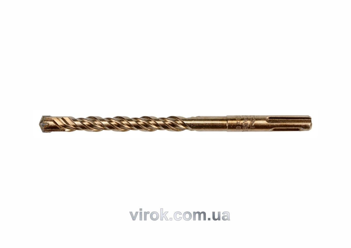 Свердло по бетону YATO : SDS+, "Х"-тип, Ø= 12 x 260 /185 мм [10/100]