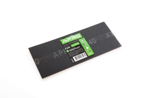 Сітка абразивна APRO P240 115×280мм карборунд (5шт)