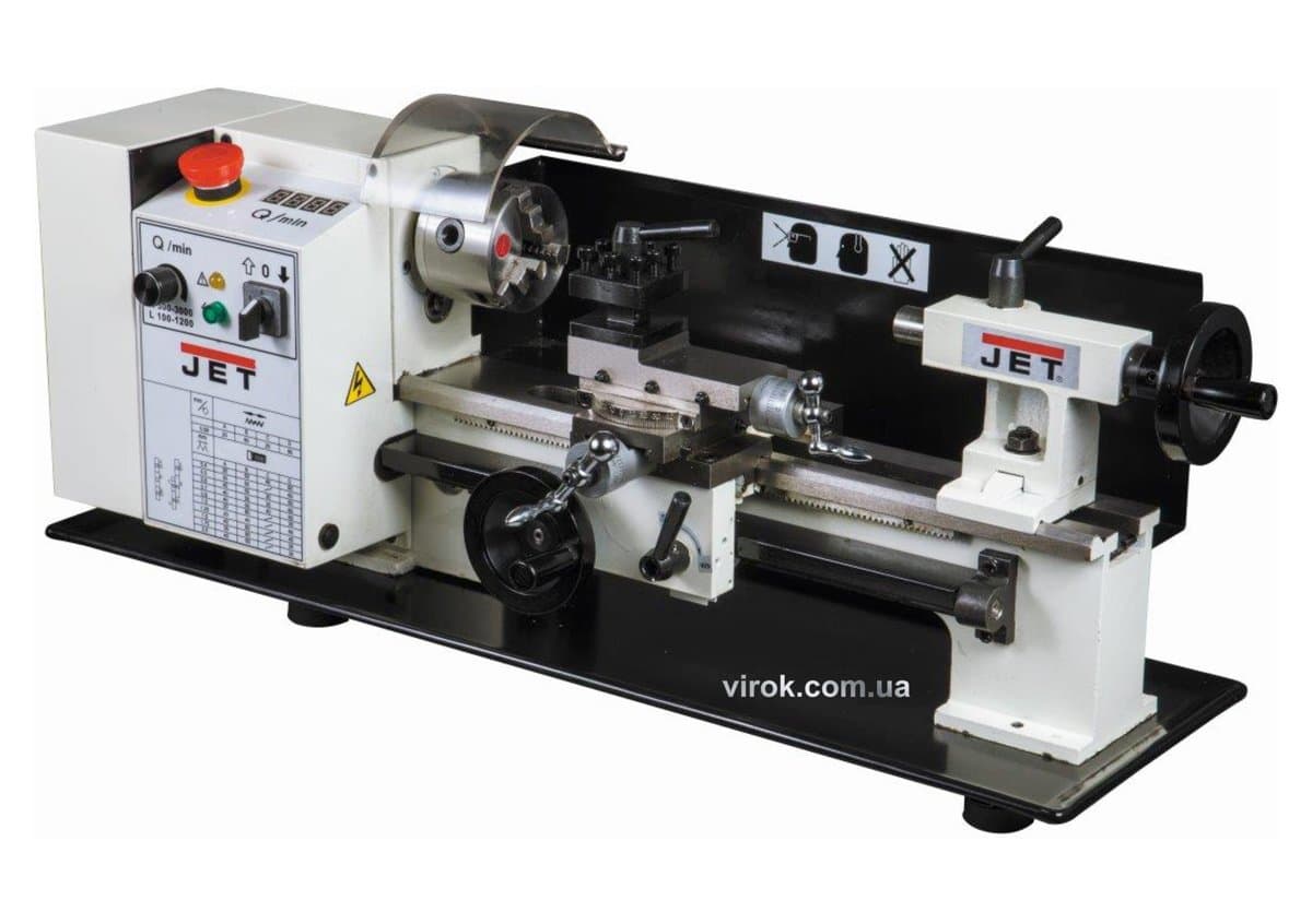 Токарний верстат по металу JET BD-7 : 230 В, 0,37 кВт. зона Ø= 180/ 110 мм- стани/супор