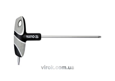 Ключ "TORX" YATO : "T"- образний, Т27, двосторонній, L= 140 мм [12/144]