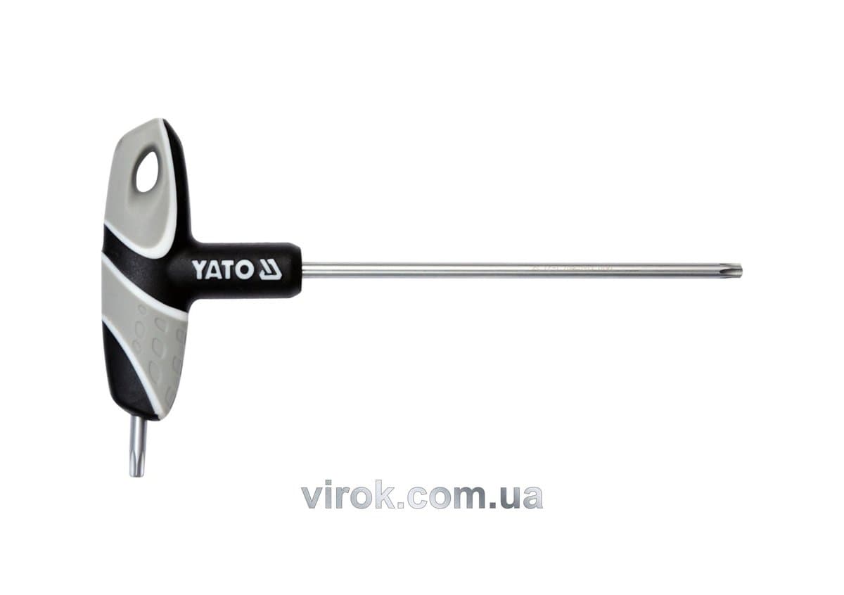 Ключ "TORX" YATO : "T"- образний, Т27, двосторонній, L= 140 мм [12/144]