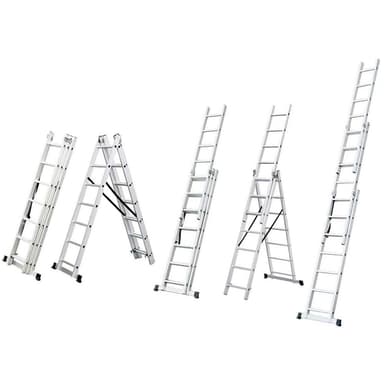 SIGMA Драбина універсальна 3-секційна 3*12ст (макс.вис.-7,90м)