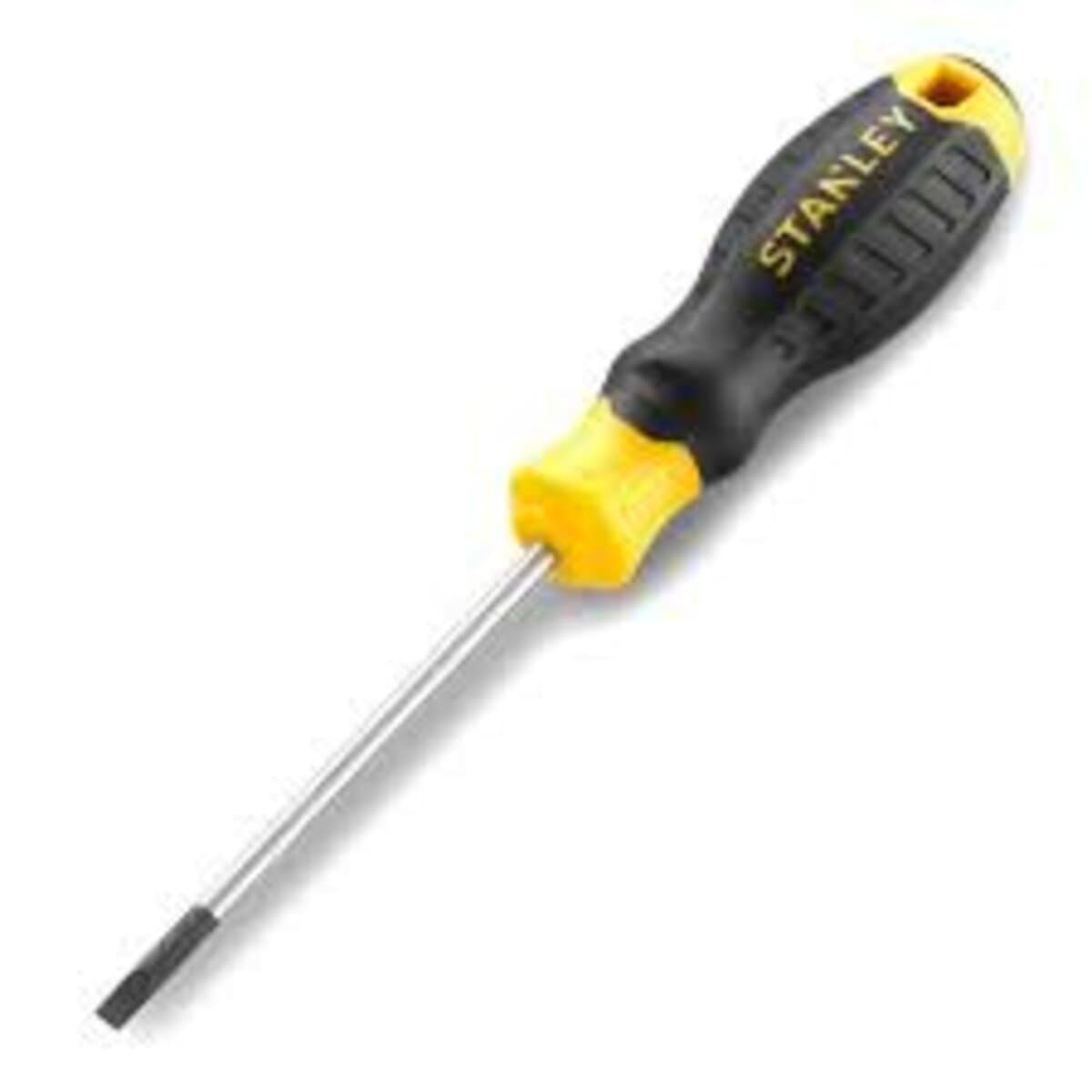 Викрутка плоска STANLEY "Cushion Grip" S/D SLOTTED: 3.5 X 75MM