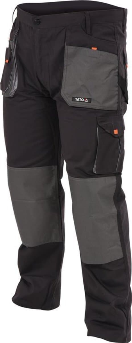 Штани робочі YATO, розмір L; 65%- поліестер, 35%- бавовна [10]