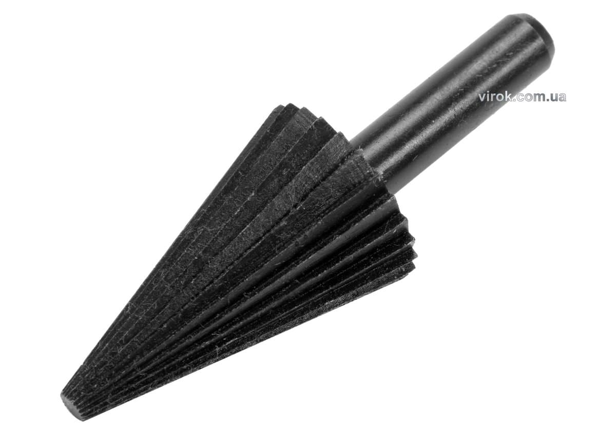 Фреза конусна по сталі і алюмінію YATO для дрилі : Ø= 4-24 мм, з шпинделем Ø= 8 мм [10/120]