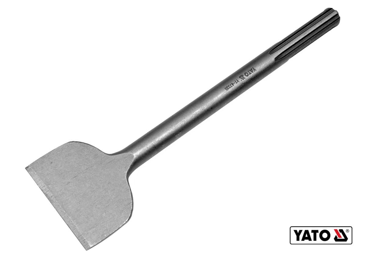 Долото плоске YATO : SDS-Max, L= 300 мм, w= 75 мм [10/20/800]