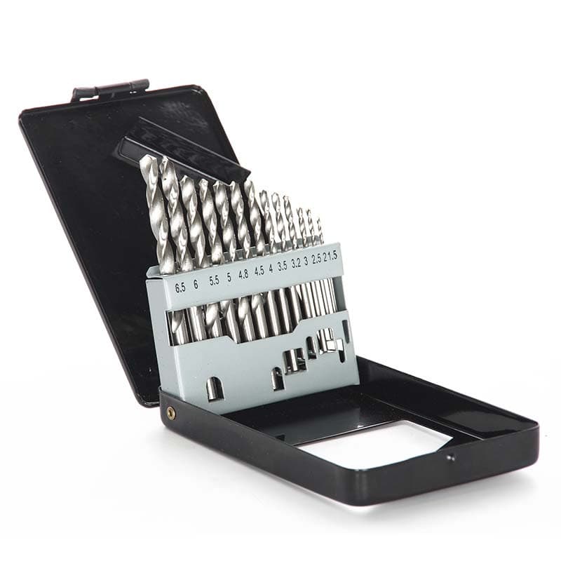 APRO Набір свердел для металу HSSметал бокс 1.5-6.5 мм 13 шт.