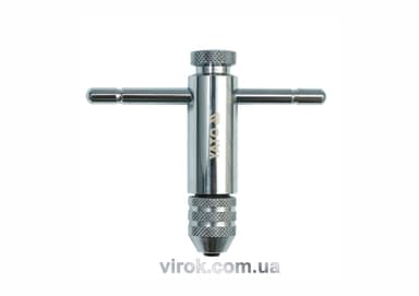 Вороток для мітчиків з тріщаткою YATO : M3-M10, L= 85 мм [20/80]