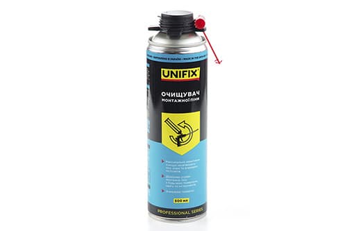 Очищувач монтажної піни 500мл UNIFIX