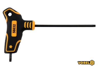 Ключ TORX VOREL : тип "Т", Т20 x 100 x 72 мм, Cr-V 6150 [24/192]