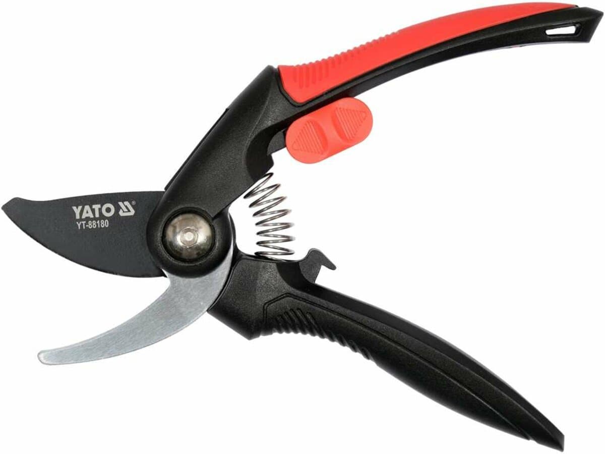 Сікатор з округленими лезами YATO: до гілок Ø= 20 мм, L= 208 мм [12/48]