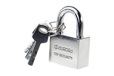 Замок навісний Extra 74x40x17мм дисковий (фінський) ключ AURORA