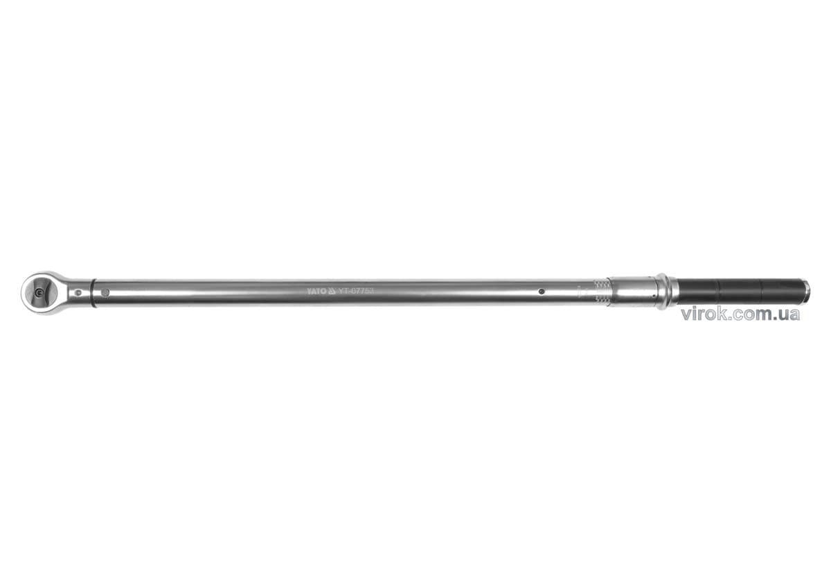 Ключ динамометричний YATO : квадрат 3/4", F= 200- 1000 Нм, L= 1030-1050 мм [2]