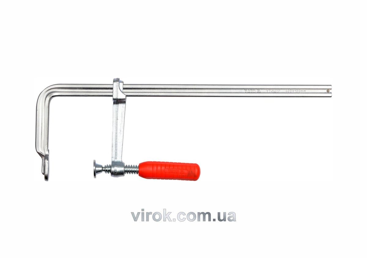 Струбцина кована з пластиковою ручкою YATO, l=400х120 мм [10]