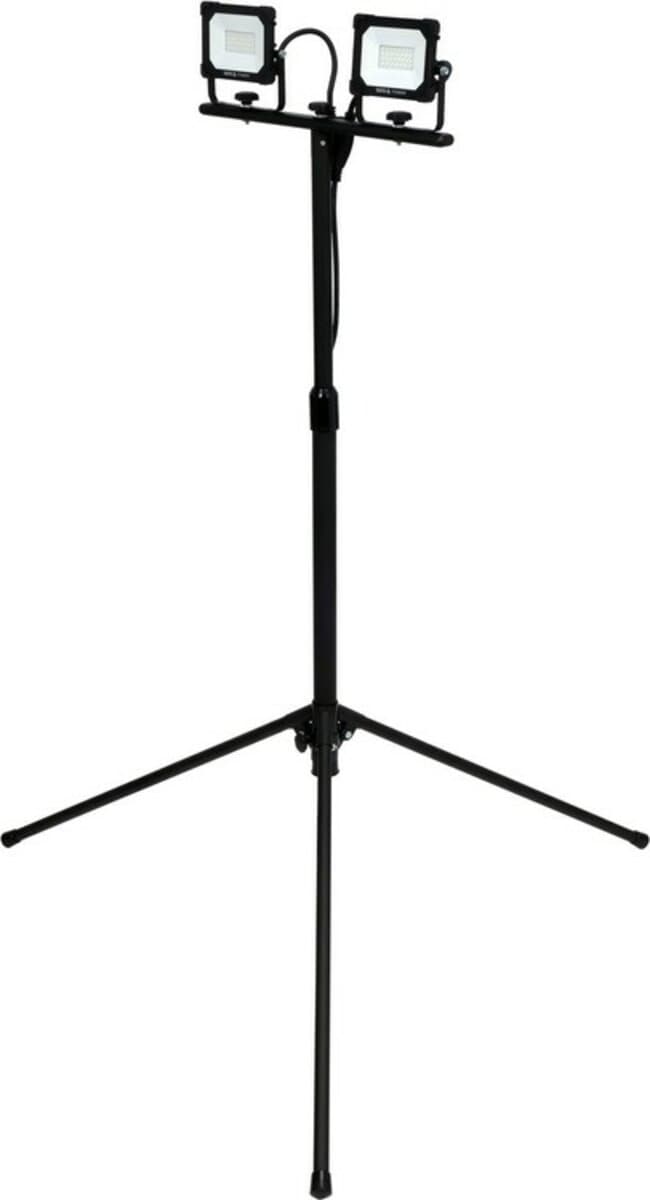 Прожектори з SMD-діодним випромін. YATO: 2 x 20 Вт, 230 В, 2 x 1900 Lm, на штативі h= 0.6-1.22 м [4]