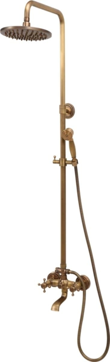Душовий комплект RETRO BRONZE 1 FALA : 2 функції, регульована висота 95-130 см [5]